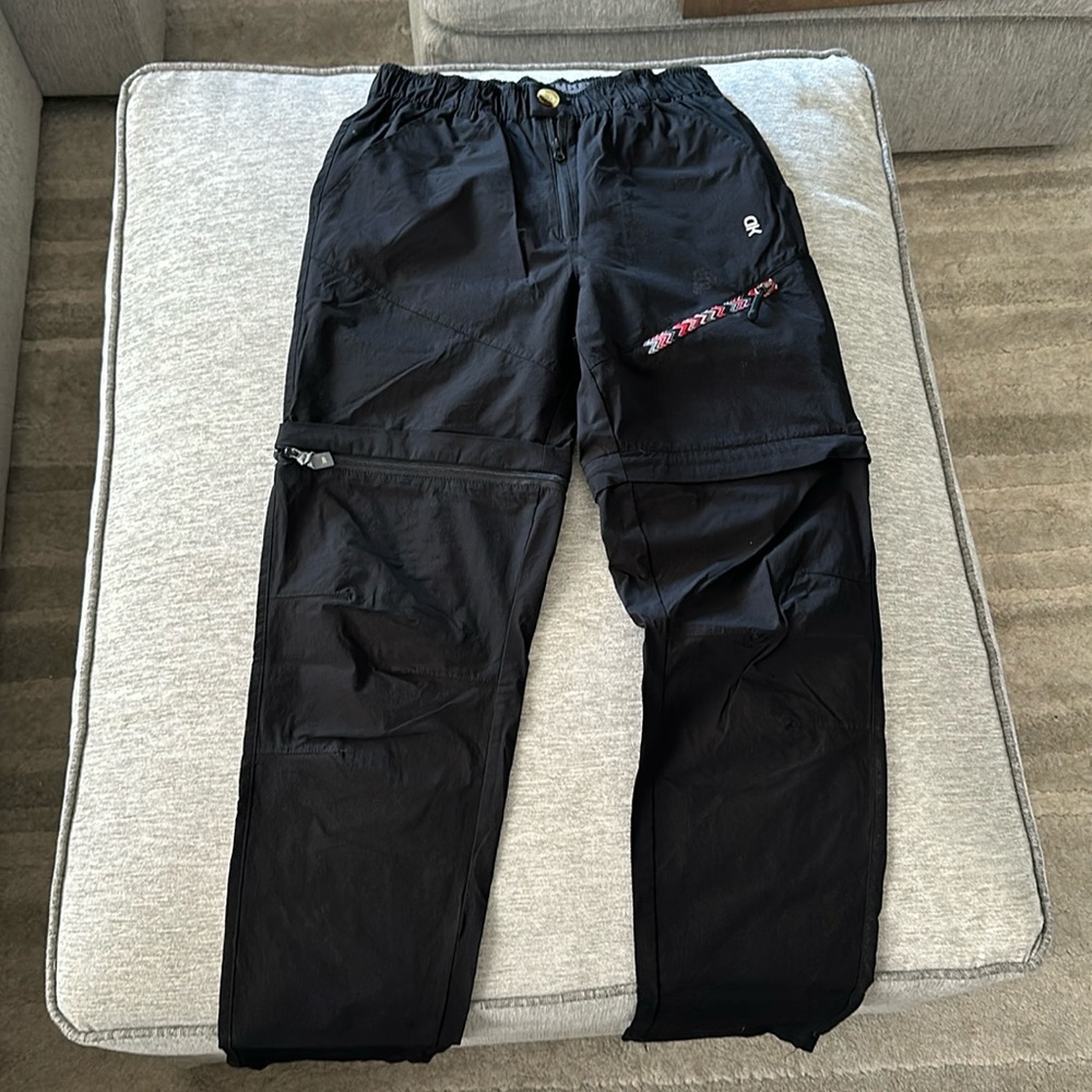 Little Donkey Andy Women's Convertible Hiking Pants Quick Dry UPF 50 - Black